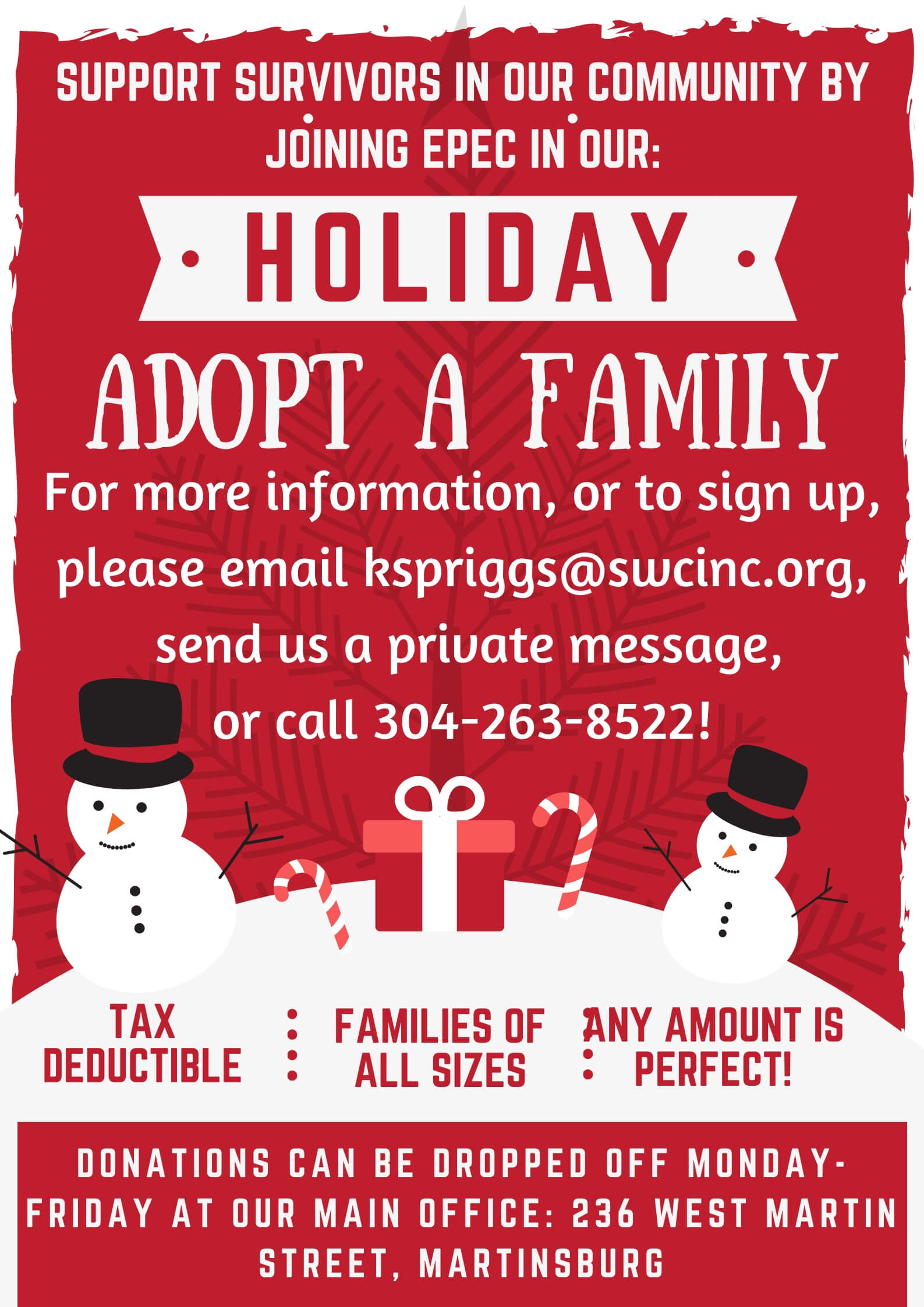 Holiday Adopt A Family EPEC